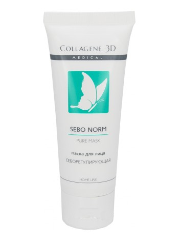 HOME LINE Маска себорегулирующая для лица SEBO NORM PURE MASK 75 мл
