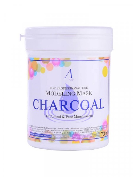 ANSKIN Альгинатная маска CHARCOAL Oil Control&Pore Management  240гр банка