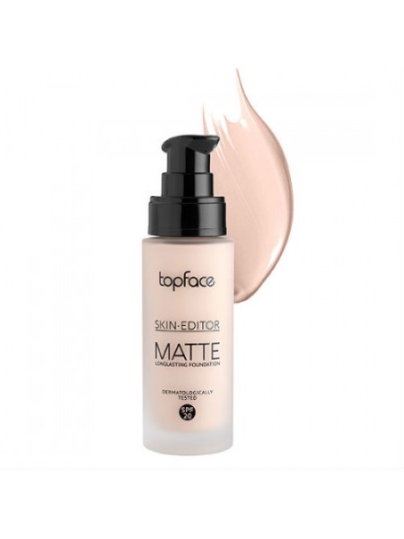 TOPFACE Тональная основа матовая 001 Skin Editor Matte Foundation SPF 20 , 32мл