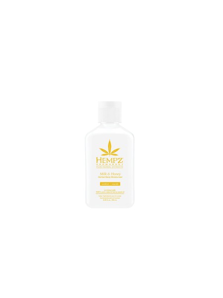 HEMPZ Увлажняющий лосьон для тела, молоко и мёд, Milk & Honey Herbal Body Moisturizer 66 мл