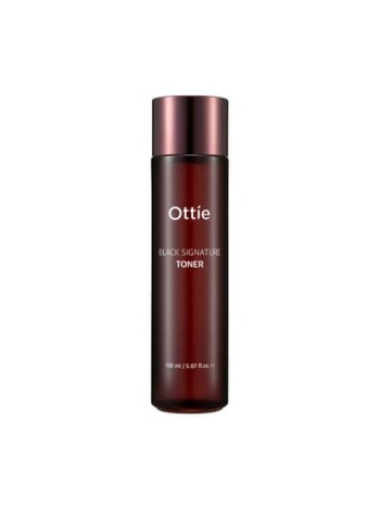 Ottie Тонер с муцином черной улитки Black Signature Toner 150мл