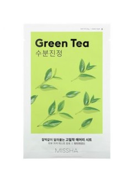 Missha Тканевая маска с зелёным чаем Airy Fit sheet mask Green tea 19г