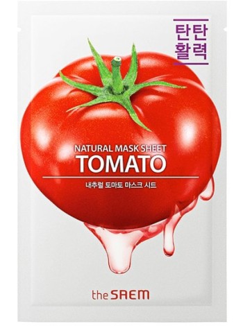 The Saem Тканевая маска с экстрактом томата - Natural Tomato Mask Sheet 21 мл