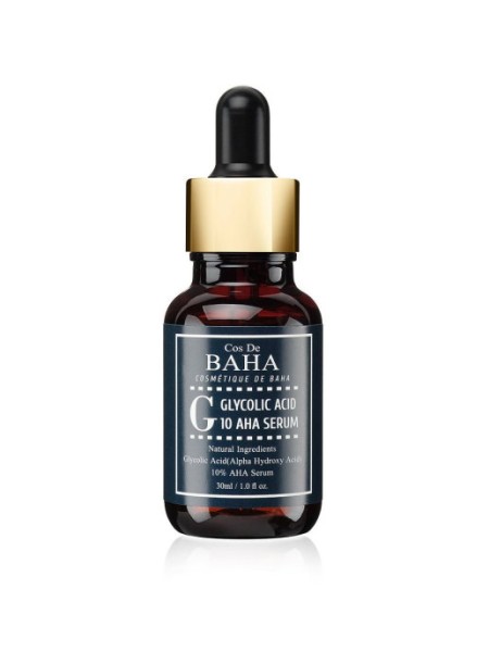 COS DE BAHA Сыворотка с гликолевой кислотой и гаммелисом Galycolic Acid Aha Serum 30 мл