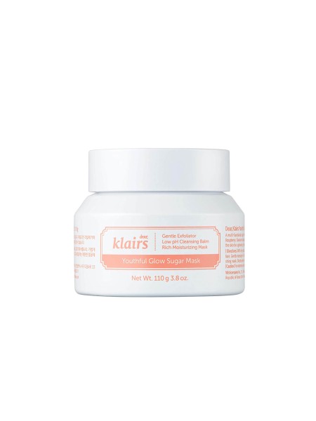 DEAR KLAIRS Сахарная маска-скраб для сияния кожи YOUTHFUL GLOW SUGAR MASK 110 гр.