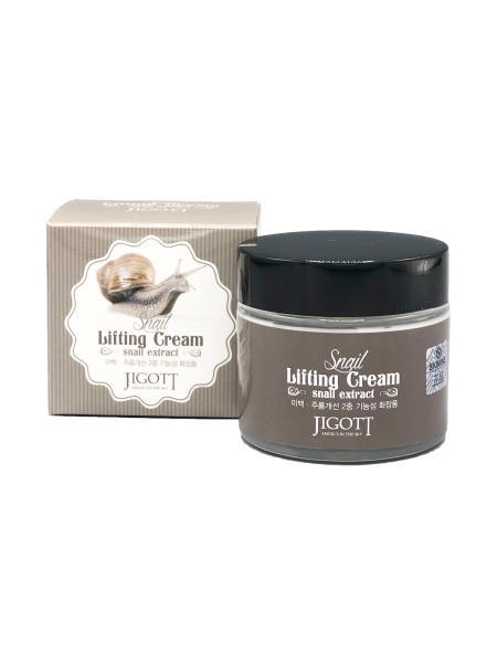 JIGOTT Лифтинг-крем с экстрактом слизи улитки Snail Lifting Crea Snail extract