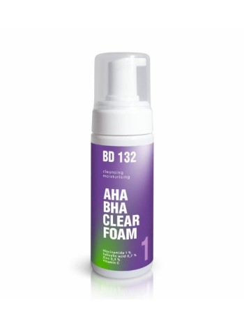 BEAUTYDRUGS BD 132 Пенка очищающая увлажняющая для умывания AHA BHA Clear Foam 150 мл