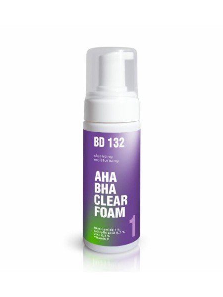 BEAUTYDRUGS BD 132 Пенка очищающая увлажняющая для умывания AHA BHA Clear Foam 150 мл