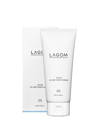 LAGOM Пенка очищающая с гималайской солью Cellup Ph Cure Foam Cleanser 120 мл