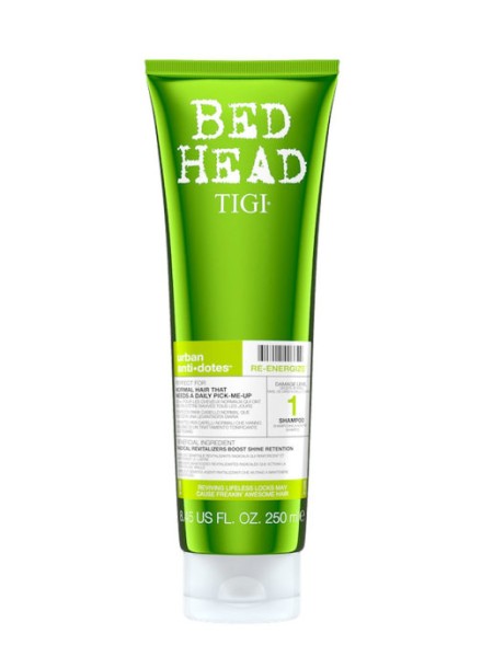 TIGI Шампунь Для Нормальных Волос Уровень 1 Bed Head Urban Anti+dotes Re-Energize 250 мл .