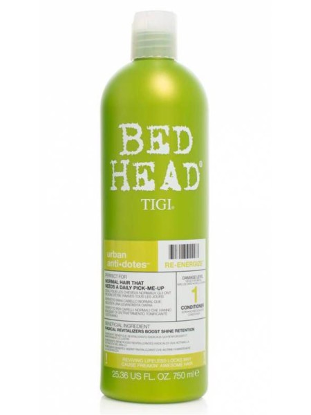 TIGI Кондиционер Для Нормальных Волос Уровень 1 Bed Head Urban Anti+dotes Re-Energize 750 мл.