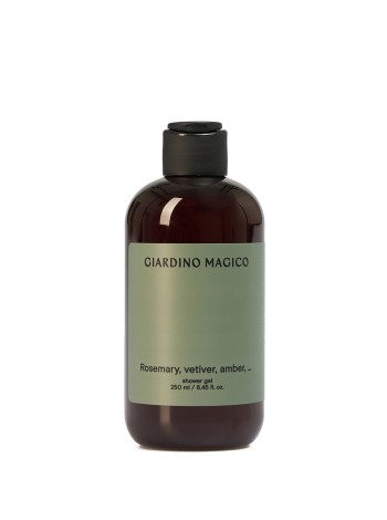 GIARDINO MAGICO Гель для душа увлажняющий Rosemary, vetiver, amber, ... (250 мл)