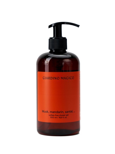 GIARDINO MAGICO Гель для душа бессульфатный Musk, mandarin, santal, ... (500 мл)