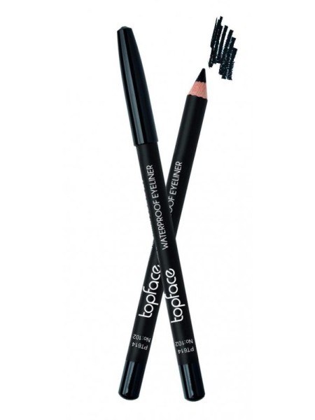 TOPFACE Карандаш для глаз WATERPROOF EYELINER №102																														