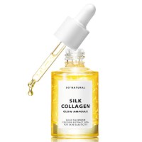 So Natural Сыворотка с коллагеном и экстрактом золотого шелкопряда - Silk Collagen Glow Ampoule 30 м