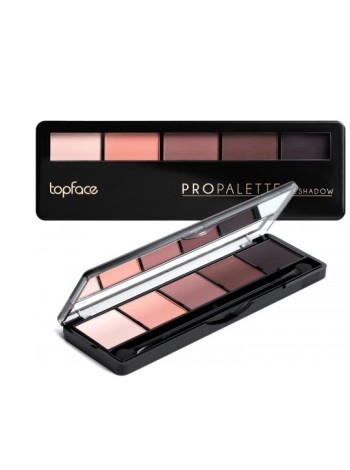 TOPFACE Палитра теней для век тон 015 PRO PALETTE EYESHADOM 12.5 гр																														