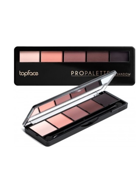 TOPFACE Палитра теней для век тон 015 PRO PALETTE EYESHADOM 12.5 гр																														