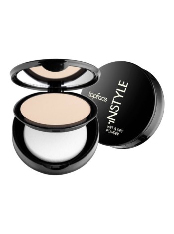 TOPFACE Пудра шелковая для лица 002 Instyle Wet&Dry 10г