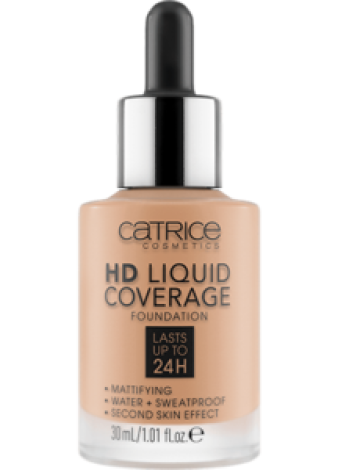 CATRICE Основа тональная HD Liquid Coverage Foundation 040 Warm Beige