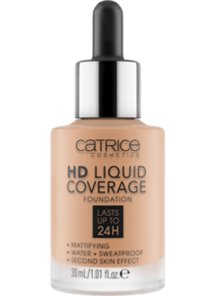 CATRICE Основа тональная HD Liquid Coverage Foundation 040 Warm Beige
