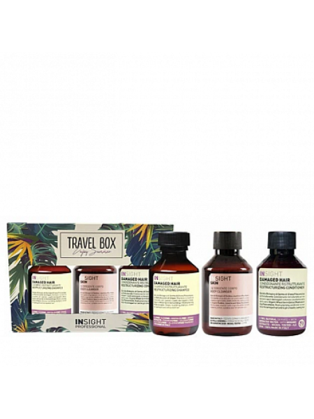 INSIGHT Набор TRAVEL BOX DAMAGED HAIR 100мл