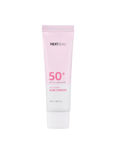 NEXTBEAU Солнцезащитный крем с коллагеном Sun Cream Collagen SPF50+/PAA++++/UVA&UVB 55 мл