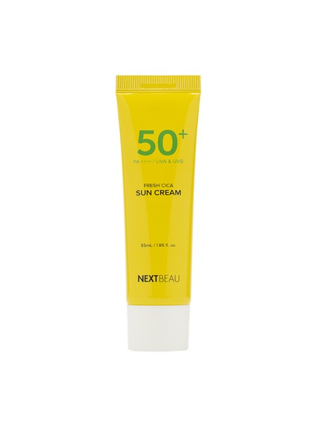 NEXTBEAU Солнцезащитный крем c Центеллой Азиатской Sun Cream Fresh Cica SPF50+/PAA++++/UVA&UVB 55 мл