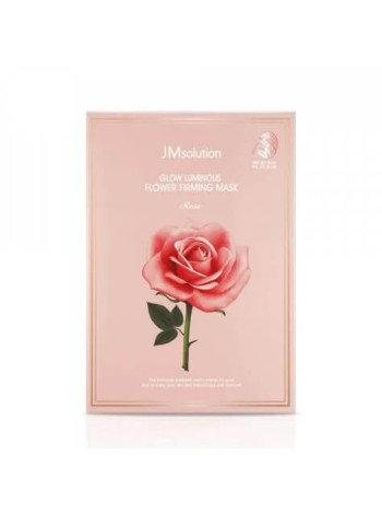 JMsolution Тканевая маска с экстрактом дамасской розы JMsolution Glow Luminous Flower Firming Mask