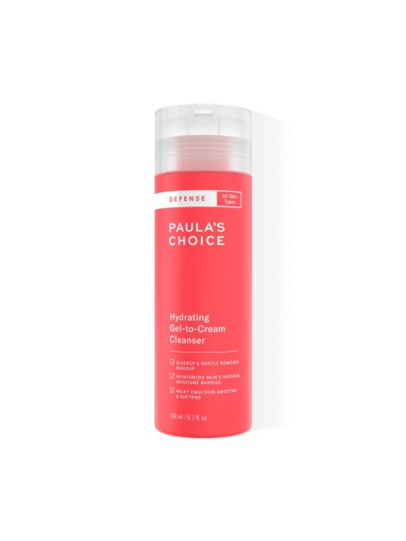 PAULA`S CHOICE Гель для умывания DEFENSE HYDRATING GEL-TO-CREAM CLEANSER 198 мл