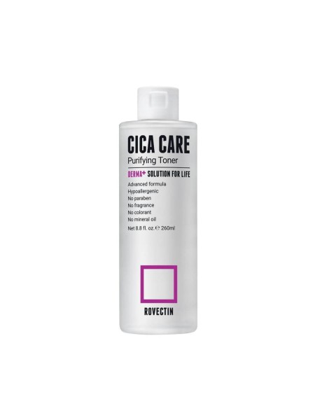 ROVECTIN Успокаивающий тонер для чувствительной кожи Cica Care Purifing Toner 260 мл