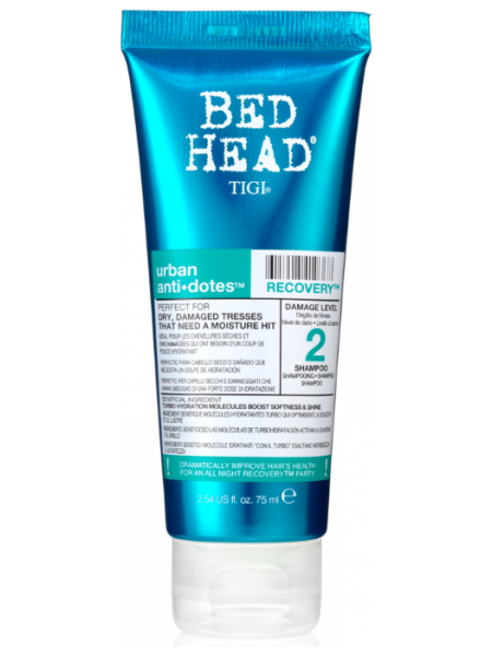 TIGI Шампунь Для Поврежденных Волос Уровень 2,Bed Head Urban Anti+dotes Recovery 2 , 75 мл.