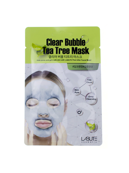 INCOS BOX Кислородная маска с чайным деревом Clear Bubble Tea Tree Mask 20 мл