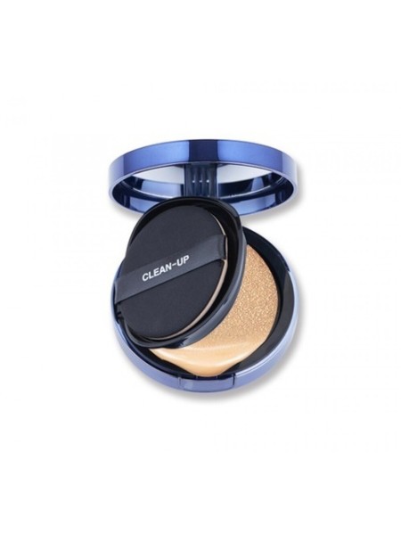 CUSKIN Кушон антивозрастной Clean-Up Skin Fit Cushion Pact SPF50+ PA+++ № 23 15 гр