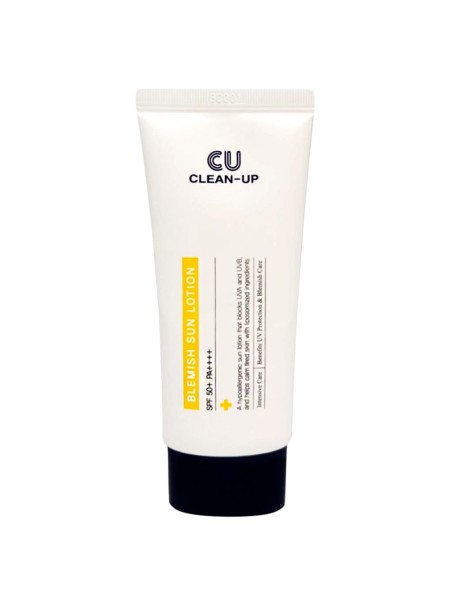 CUSKIN Успокаивающий солнцезащитный крем-лосьон  Clean-Up Blemish Sun Lotion SPF 50+PA++++60мл