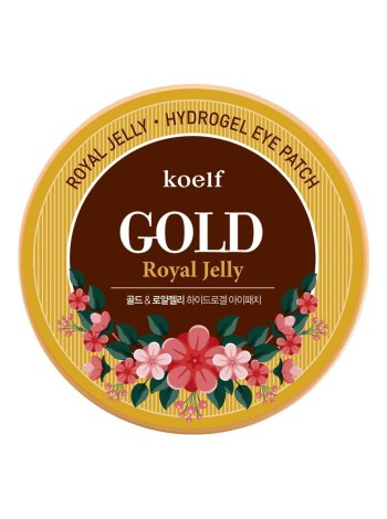 KOELF Гидрогелевые патчи для глаз Gold Royal Jelly Hydrogel Eye Patch 60 шт
