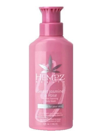 HEMPZ Гель для душа Сладкий Жасмин и Роза Sweet Jasmine & Rose Herbal Body 235 мл