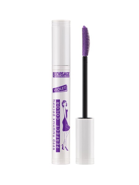 LUXVISAGE Тушь для ресниц Perfect Colour Violet