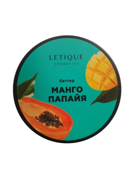 LETIQUE Крем-баттер Манго-Папайя 200 мл