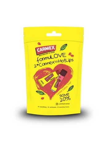 Carmex Набор бальзамов классика + гранат 25g