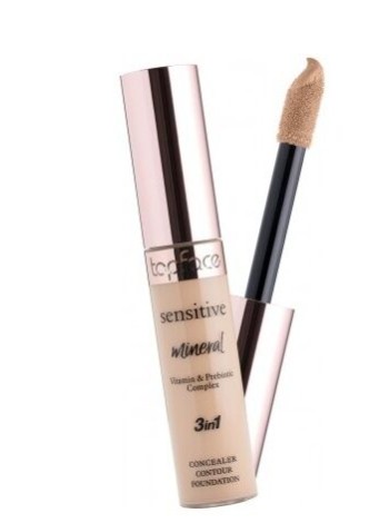 TOPFACE Жидкий минеральный консилер 3 в 1 для лица и глаз Sensitive Mineral Concealer тон 005