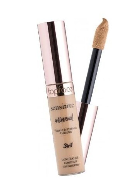 TOPFACE Жидкий минеральный консилер 3 в 1 для лица и глаз Sensitive Mineral Concealer тон 006