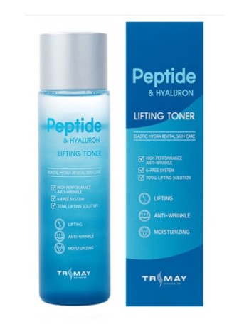 TRIMAY Тонер для лица Peptide&Hyalurone Lifting Toner 210 мл