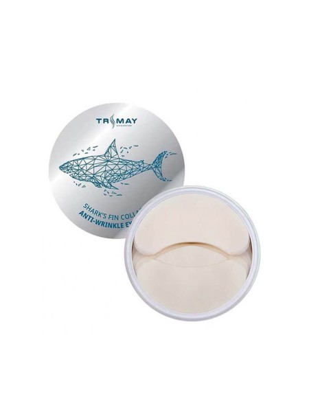 TRIMAY Патчи с коллагеном плавника акулы Shark`s Fin Collagen Anti-Wrinkle Eye Patch 90 шт