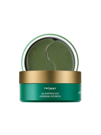 TRIMAY Патчи с маслом крокодила Alligator&Cica Hydrogel Eye Patch  60 шт.