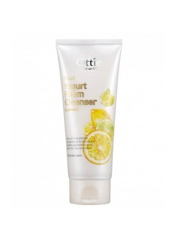 OTTIE Фруктовая йогуртовая пенка для умывания лимон Fruit Yogurt Foam Cleanser 150 мл.