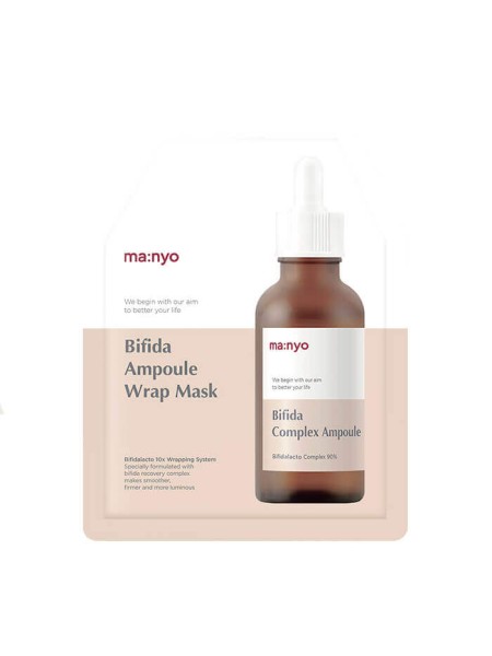 MANYO Маска гидрогелевая с бифидобактериями Bifida Ampoule Wrap Mask 30 гр