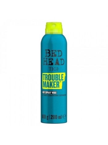 TIGI Легкий текстурирующий воск-спрей Bed Head Trouble Maker Dry Spray, 200 мл