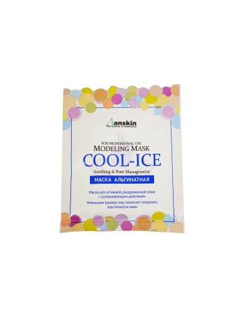 ANSKIN Альгинатная успокаивающая маска Cool-Ice Modeling Mask 25 г