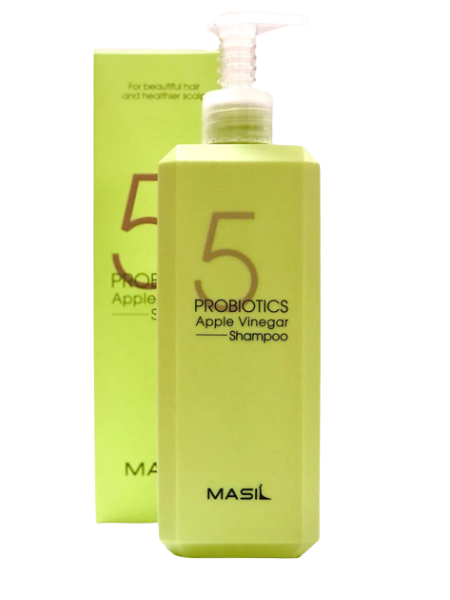 MASIL Шампунь от перхоти с яблочным уксусом Masil 5 Probiotics Apple Vinergar Shampoo 500мл