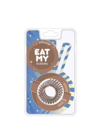 EAT MY Bobbles Резинка для волос леденец с колой, 3шт мини
